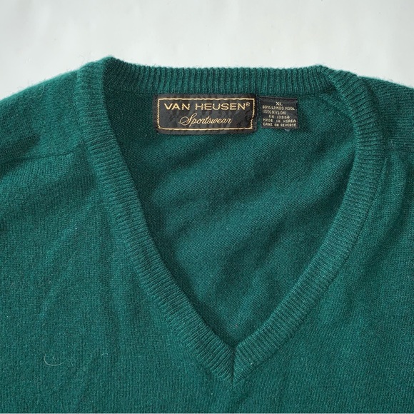 v i n t a g e :: Slouchy Lambswool Grandpa Knit Sweater - Picture 7 of 9